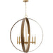 Allegheny Six Light Chandelier-Mid. Chandeliers-Progress Lighting-Lighting Design Store