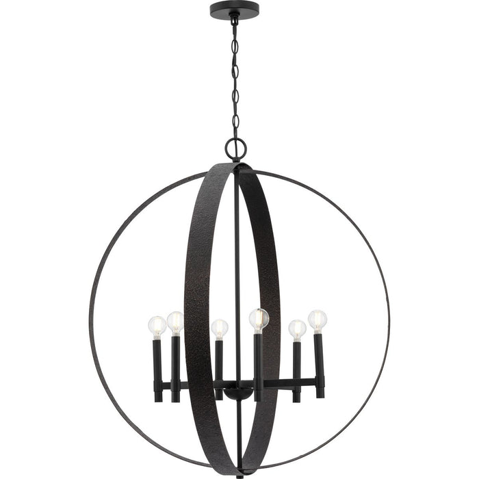 Allegheny Six Light Chandelier-Mid. Chandeliers-Progress Lighting-Lighting Design Store
