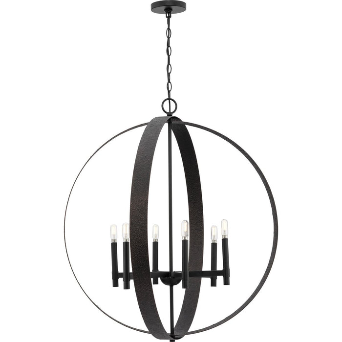 Allegheny Six Light Chandelier-Mid. Chandeliers-Progress Lighting-Lighting Design Store
