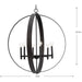Allegheny Six Light Chandelier-Mid. Chandeliers-Progress Lighting-Lighting Design Store