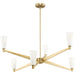 Tosca Six Light Chandelier-Large Chandeliers-Progress Lighting-Lighting Design Store
