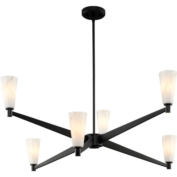 Tosca Six Light Chandelier-Large Chandeliers-Progress Lighting-Lighting Design Store