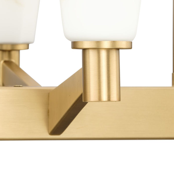 Tosca Ten Light Linear Chandelier-Linear/Island-Progress Lighting-Lighting Design Store