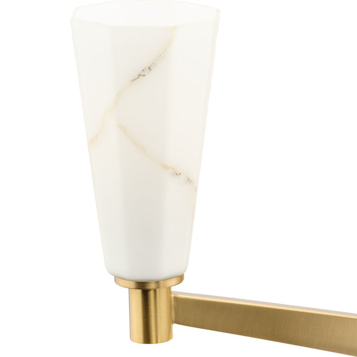 Tosca Ten Light Linear Chandelier-Linear/Island-Progress Lighting-Lighting Design Store