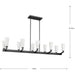 Tosca Ten Light Linear Chandelier-Linear/Island-Progress Lighting-Lighting Design Store
