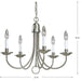 Five Light Chandelier-Mid. Chandeliers-Progress Lighting-Lighting Design Store