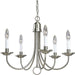 Five Light Chandelier-Mid. Chandeliers-Progress Lighting-Lighting Design Store