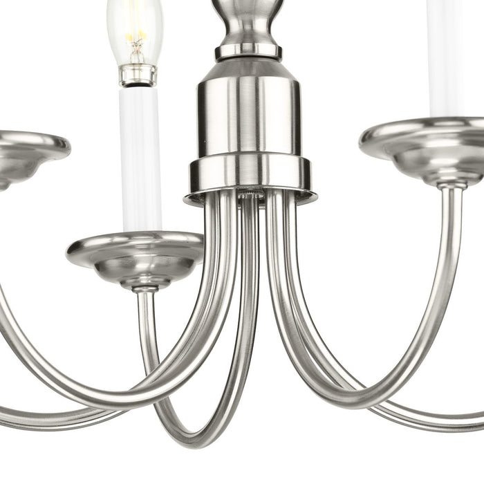 Five Light Chandelier-Mini Chandeliers-Progress Lighting-Lighting Design Store