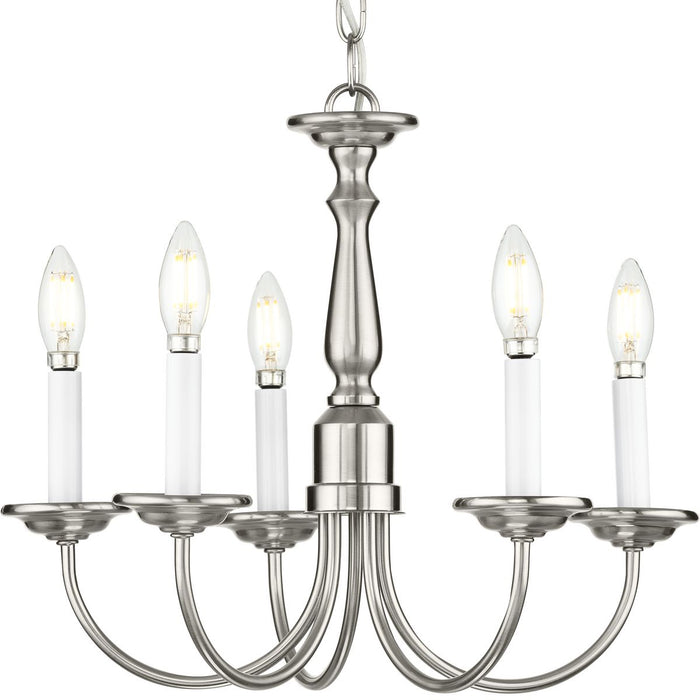 Five Light Chandelier-Mini Chandeliers-Progress Lighting-Lighting Design Store