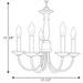 Five Light Chandelier-Mini Chandeliers-Progress Lighting-Lighting Design Store