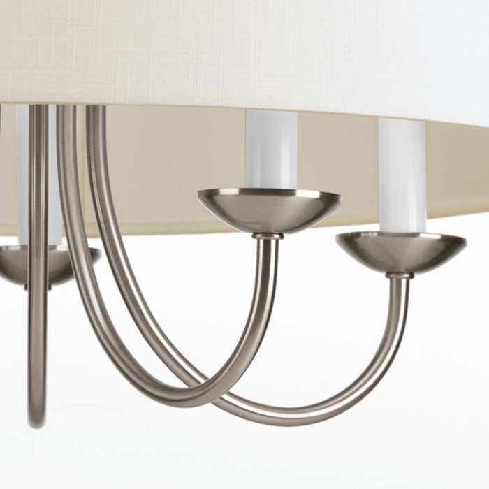 Drum Shade Chandelier-Mid. Chandeliers-Progress Lighting-Lighting Design Store