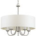Drum Shade Chandelier-Mid. Chandeliers-Progress Lighting-Lighting Design Store
