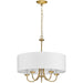 Drum Shade Chandelier-Mini Chandeliers-Progress Lighting-Lighting Design Store