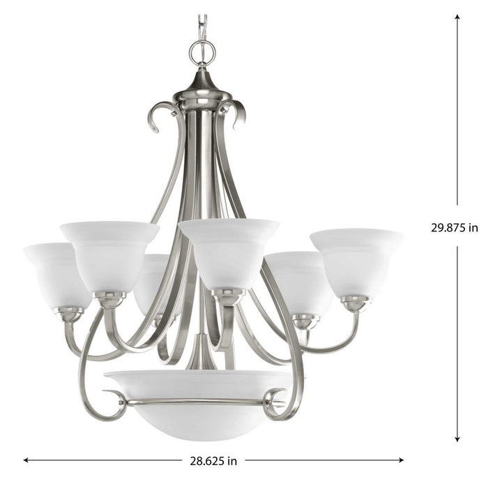 Torino Chandelier-Mid. Chandeliers-Progress Lighting-Lighting Design Store