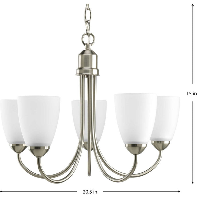 Gather Chandelier-Mid. Chandeliers-Progress Lighting-Lighting Design Store