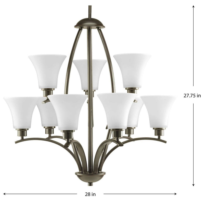 Joy Chandelier-Mid. Chandeliers-Progress Lighting-Lighting Design Store