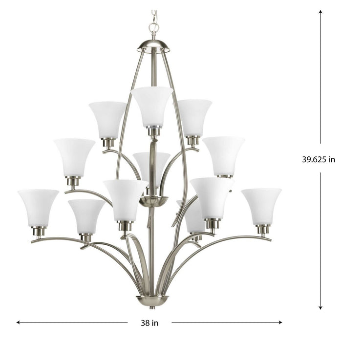 Joy 12 Light Chandelier-Large Chandeliers-Progress Lighting-Lighting Design Store