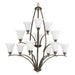 Joy 12 Light Chandelier-Large Chandeliers-Progress Lighting-Lighting Design Store