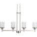Alexa Linear Chandelier-Linear/Island-Progress Lighting-Lighting Design Store