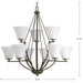 Bravo Chandelier-Mid. Chandeliers-Progress Lighting-Lighting Design Store