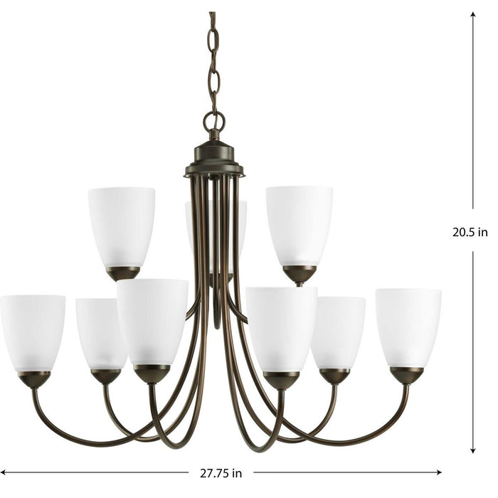 Gather Chandelier-Mid. Chandeliers-Progress Lighting-Lighting Design Store