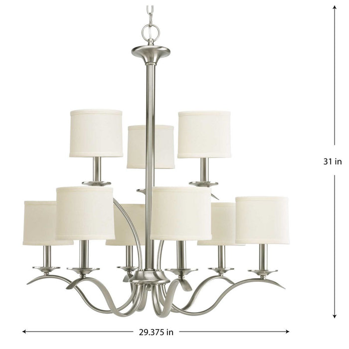 Inspire Chandelier-Mid. Chandeliers-Progress Lighting-Lighting Design Store