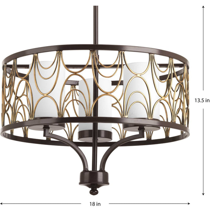 Cirrine Chandelier-Mid. Chandeliers-Progress Lighting-Lighting Design Store