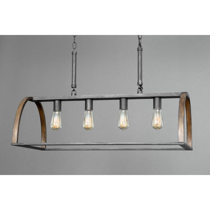 Trestle Island Pendant-Linear/Island-Progress Lighting-Lighting Design Store