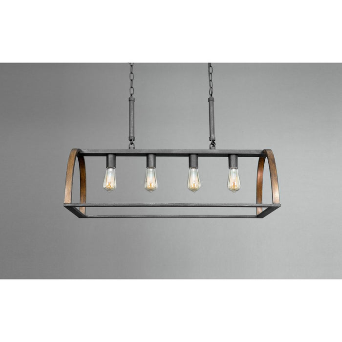 Trestle Island Pendant-Linear/Island-Progress Lighting-Lighting Design Store