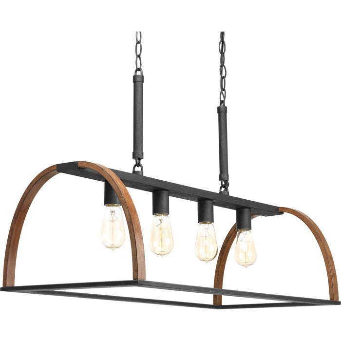 Trestle Island Pendant-Linear/Island-Progress Lighting-Lighting Design Store