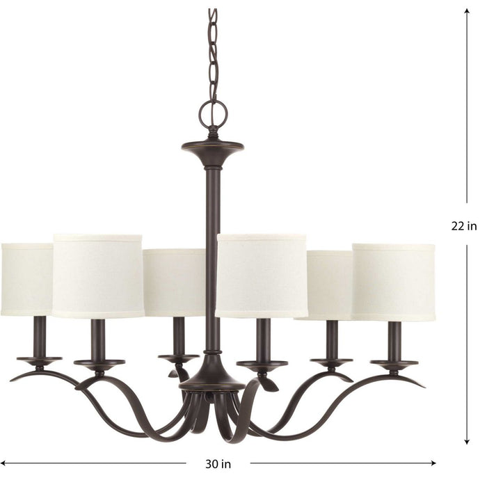 Inspire Chandelier-Mid. Chandeliers-Progress Lighting-Lighting Design Store
