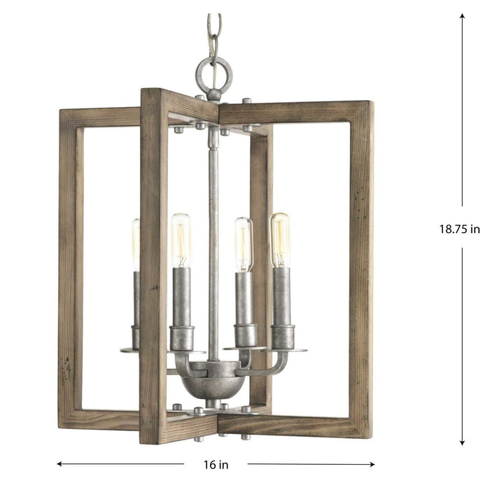 Turnbury Chandelier-Foyer/Hall Lanterns-Progress Lighting-Lighting Design Store