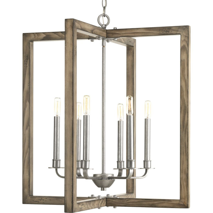 Turnbury Chandelier-Foyer/Hall Lanterns-Progress Lighting-Lighting Design Store