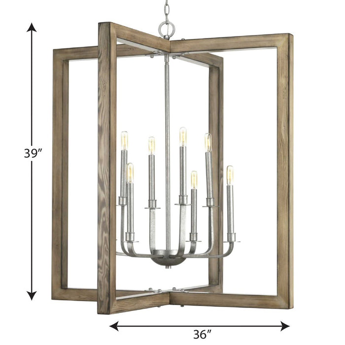 Turnbury Chandelier-Foyer/Hall Lanterns-Progress Lighting-Lighting Design Store