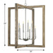 Turnbury Chandelier-Foyer/Hall Lanterns-Progress Lighting-Lighting Design Store