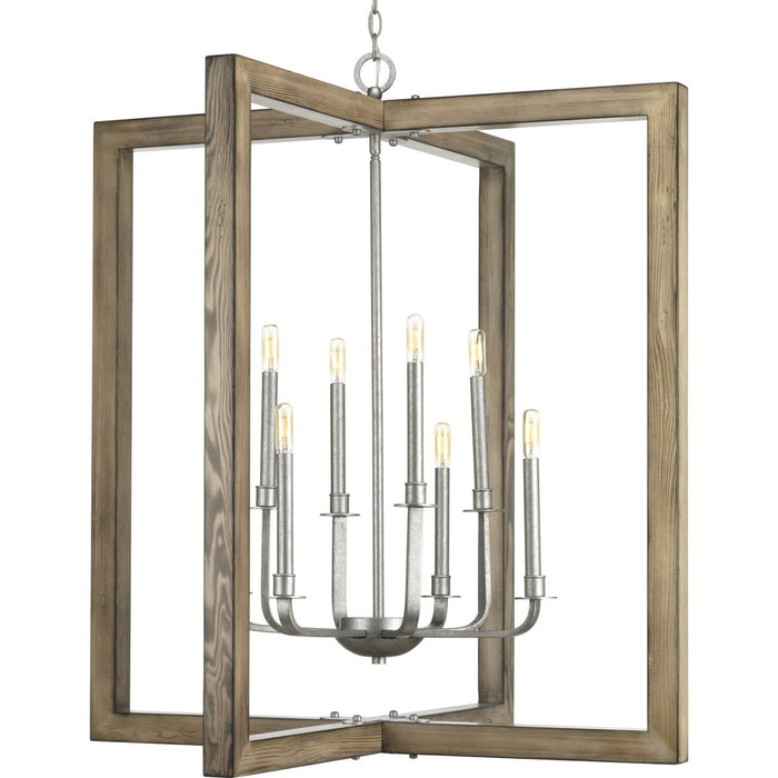 Turnbury Chandelier-Foyer/Hall Lanterns-Progress Lighting-Lighting Design Store