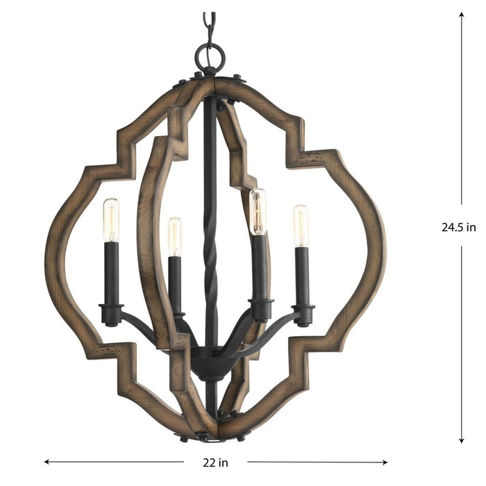 Spicewood Chandelier-Foyer/Hall Lanterns-Progress Lighting-Lighting Design Store