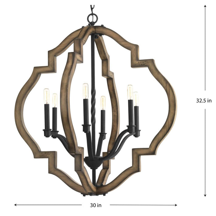 Spicewood Chandelier-Foyer/Hall Lanterns-Progress Lighting-Lighting Design Store