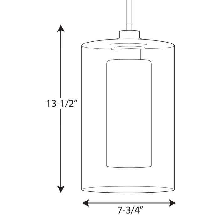 Double Glass Pendant-Mini Pendants-Progress Lighting-Lighting Design Store