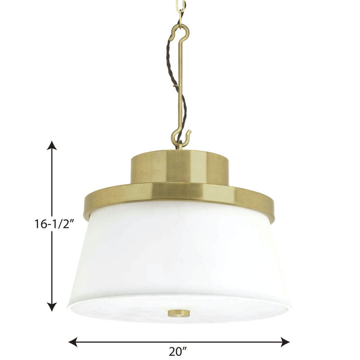 Point Dume-Windbluff Three Light Pendant-Semi-Flush Mts.-Progress Lighting-Lighting Design Store