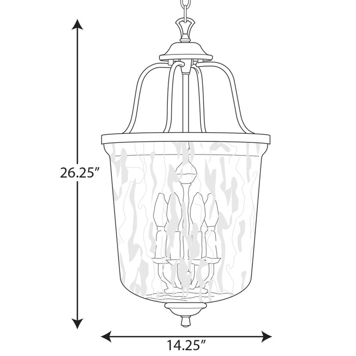 Bowman Foyer Pendant-Foyer/Hall Lanterns-Progress Lighting-Lighting Design Store
