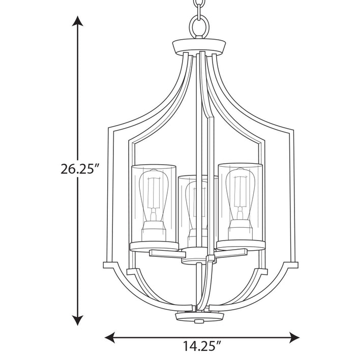 Lassiter Foyer Pendant-Foyer/Hall Lanterns-Progress Lighting-Lighting Design Store