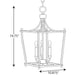 Parkhurst Foyer Pendant-Foyer/Hall Lanterns-Progress Lighting-Lighting Design Store