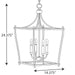 Parkhurst Foyer Pendant-Foyer/Hall Lanterns-Progress Lighting-Lighting Design Store