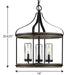 Brenham Outdoor Pendant-Exterior-Progress Lighting-Lighting Design Store