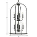 Leyden Foyer Pendant-Foyer/Hall Lanterns-Progress Lighting-Lighting Design Store