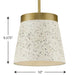 Terrazzo Pendant-Mini Pendants-Progress Lighting-Lighting Design Store
