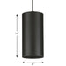 One Light Cord Mount Cylinder-Mini Pendants-Progress Lighting-Lighting Design Store