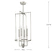 Elara Foyer Chandelier-Foyer/Hall Lanterns-Progress Lighting-Lighting Design Store