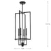 Elara Foyer Chandelier-Foyer/Hall Lanterns-Progress Lighting-Lighting Design Store